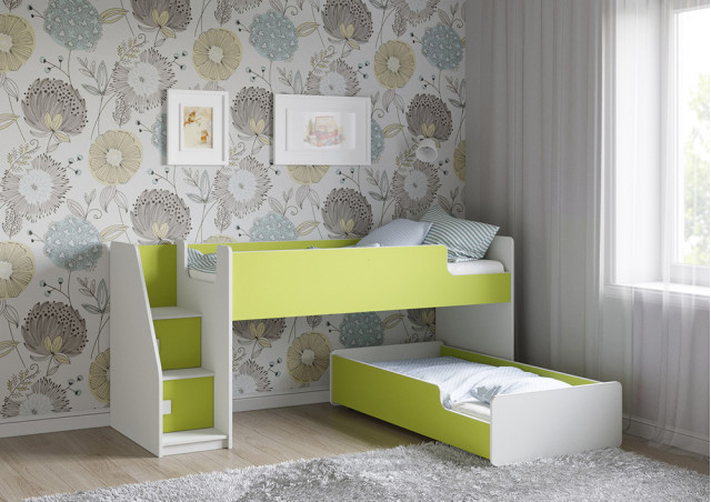 Детская выкатная кровать Легенда К402.41 в Шадринске